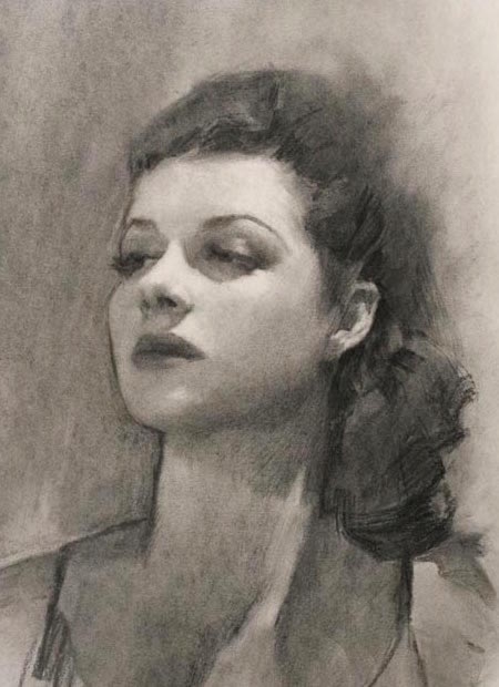 How to Draw a Portrait Sketch - Charcoal